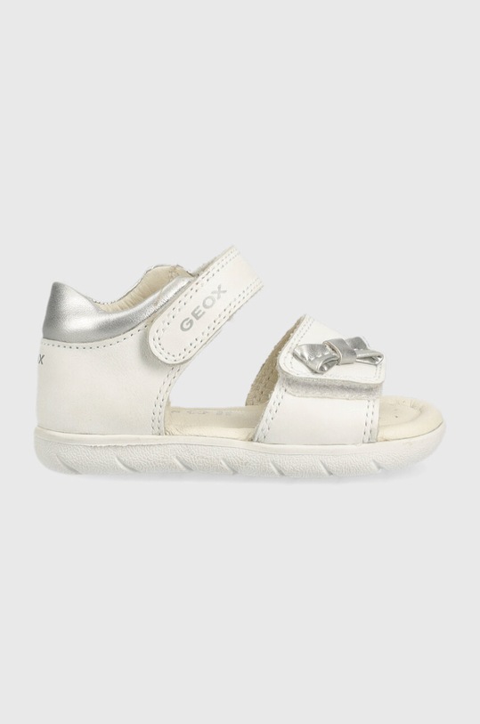 Dětské sandály Geox imitace kůže bílá B351YD.085NF.20.23