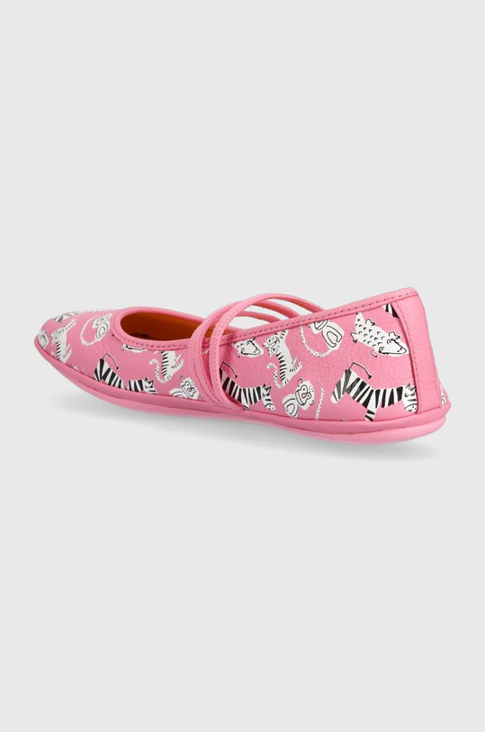 Fete Camper balerini din piele pentru copii K800388.005.35.38 roz