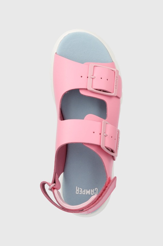 Dětské kožené sandály Camper růžová K800429.012.35.38