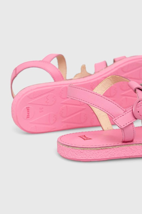 Dziewczynka Camper sandały skórzane dziecięce K800534.002.35.38 różowy