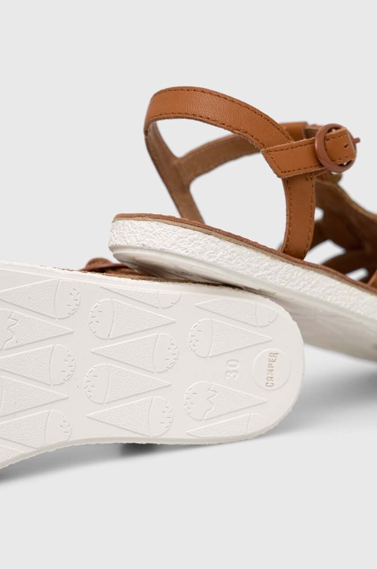Dziewczynka Camper sandały skórzane dziecięce K800534.003.28.33 brązowy