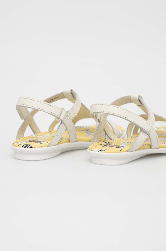 Dievča Detské kožené sandále Camper Twins K800543.002.25.27 béžová