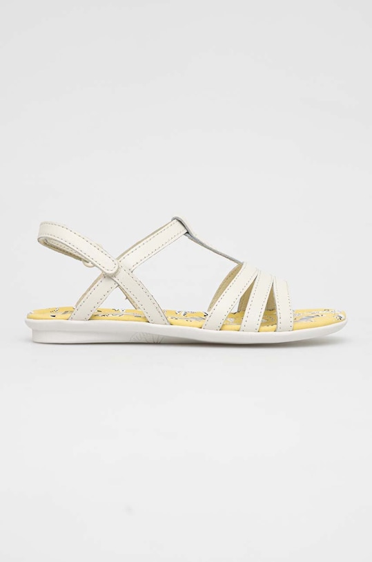 Camper sandale din piele pentru copii Twins bej K800543.002.28.34