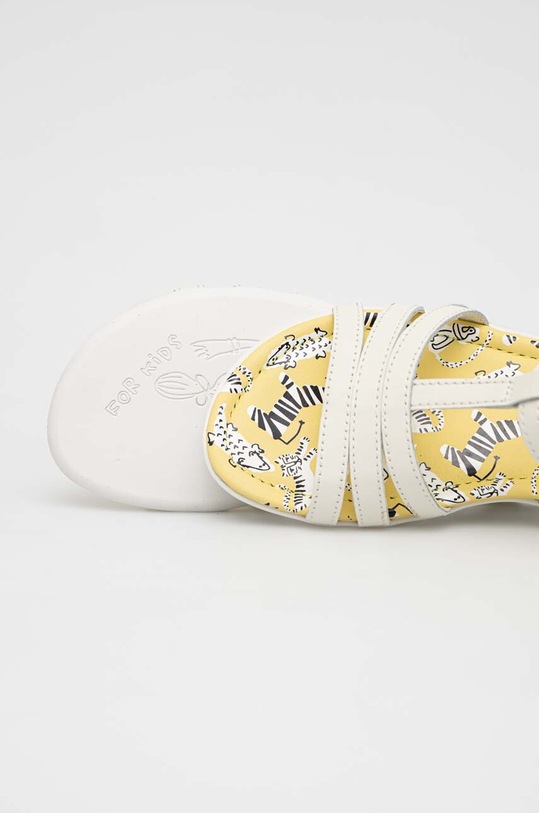 Camper sandale din piele pentru copii Twins bej K800543.002.28.34