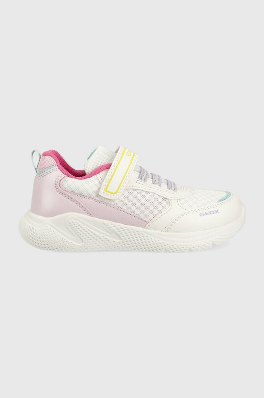 Dětské sneakers boty Geox imitace kůže bílá J26FWA.0BC14.28.35.PPYX