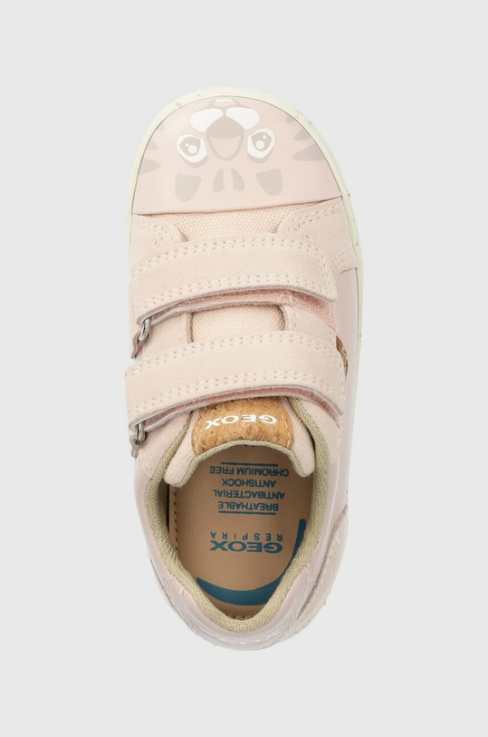 Geox tenisówki skórzane dziecięce różowy B35D5E.08522.24.27