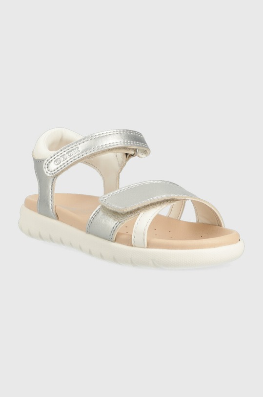 Detské sandále Geox J35GSA.0NFBC.28.35.PPYX strieborná SS23
