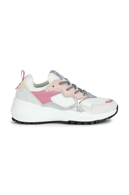 Dětské sneakers boty Geox semišová kůže bílá J35GTA.01122.36.39.PPYX