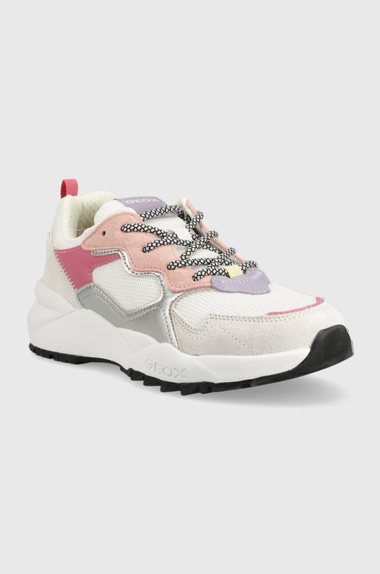 DÍVKA Dětské sneakers boty Geox J35GTA.01122.36.39.PPYX bílá