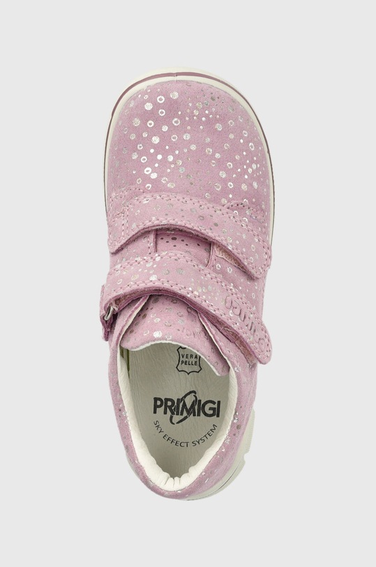 Dětské semišové polobotky Primigi růžová 3850211