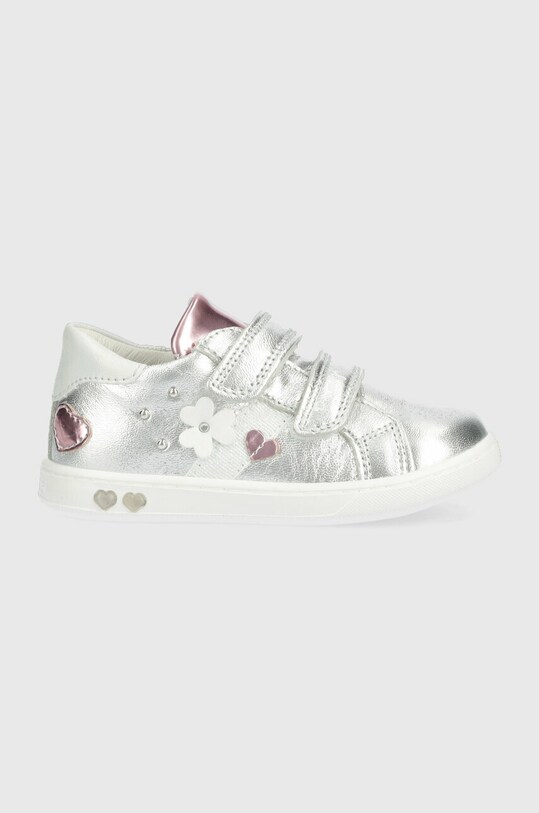 Primigi sneakersy skórzane dziecięce niska srebrny 3903022