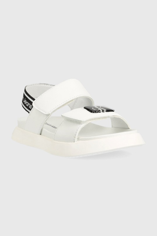 Детски сандали Calvin Klein Jeans V3A2.80508 бял SS23