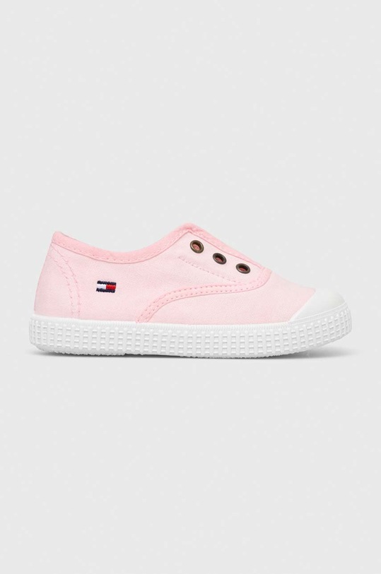 Tommy Hilfiger tenisówki dziecięce slip on różowy T1A9.32674.22.26