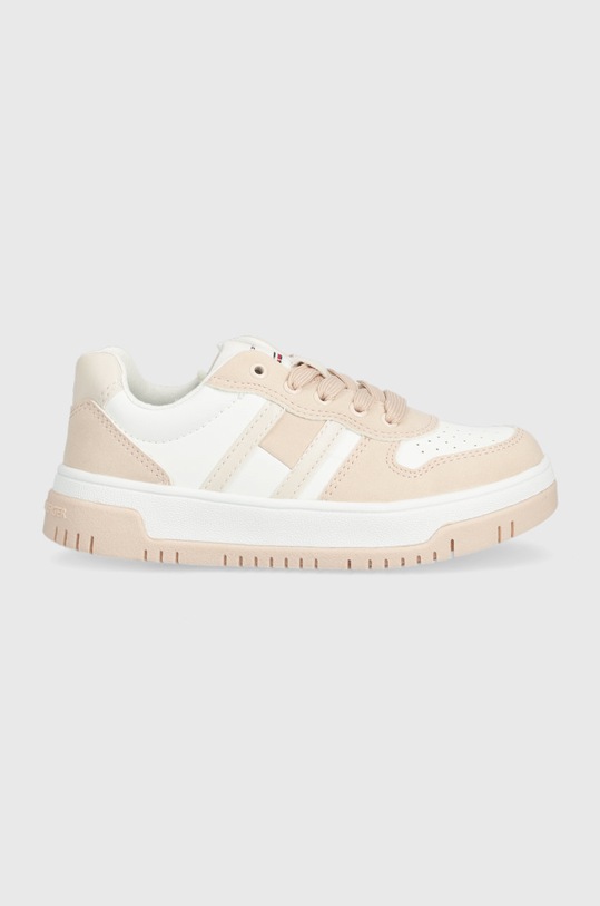 Tommy Hilfiger sneakersy dziecięce imitacja zamszu różowy T3A9.32719.30.34