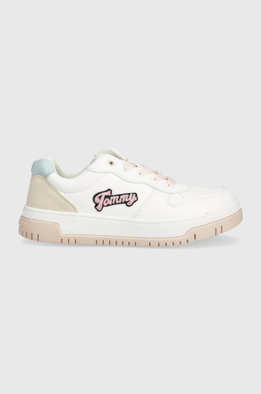 Tommy Hilfiger sneakersy dziecięce imitacja zamszu różowy T3A9.32726.35.40