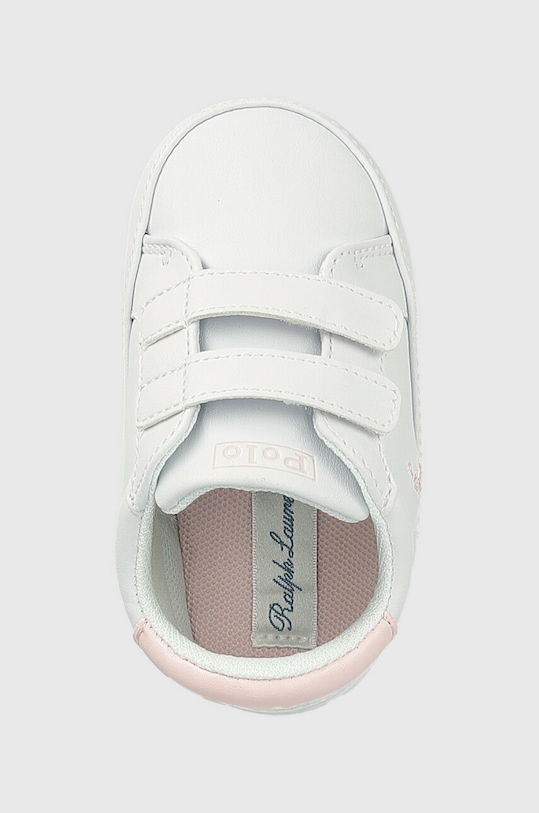 Fete Polo Ralph Lauren adidași pentru bebeluși RL100733 alb
