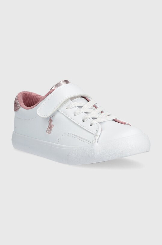 Polo Ralph Lauren sneakers pentru copii RF104102.27.34 alb SS23