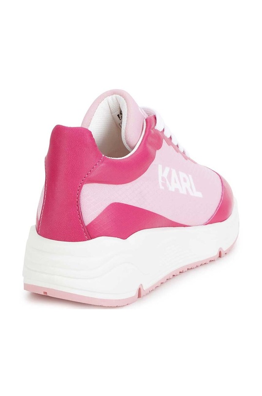 Dziewczynka Karl Lagerfeld sneakersy dziecięce Z19105.30.35 różowy