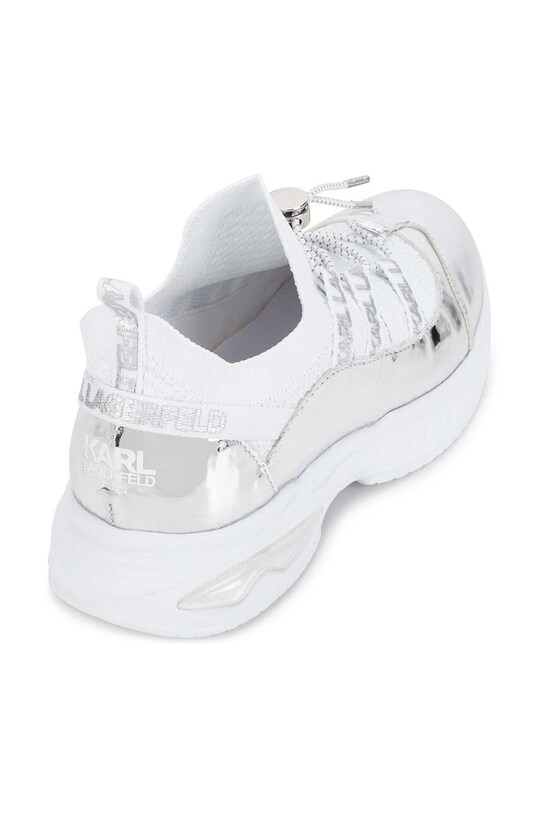 Dziewczynka Karl Lagerfeld sneakersy dziecięce Z19108 biały