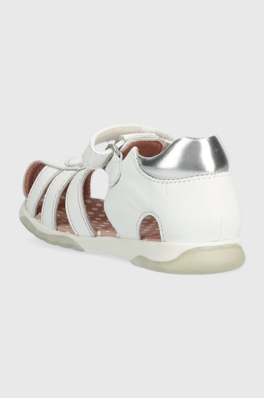 Dziewczynka Garvalin sandały skórzane dziecięce 232310.24.27 biały