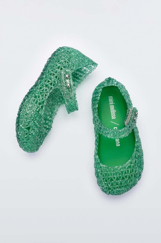 Melissa baleriny dziecięce Planet friendly zielony M.32995