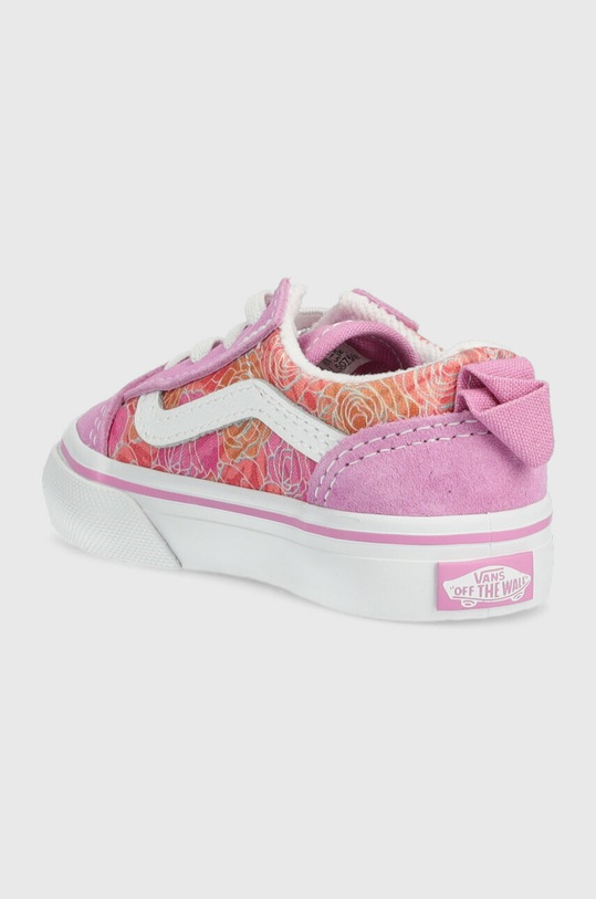 Dětské tenisky Vans TD Old Skool Elastic Lace ROSE DKBLU fialová VN0A4TZOPT51