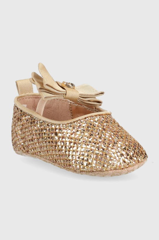 Topánky pre bábätká Michael Kors MK100044 zlatá SS23