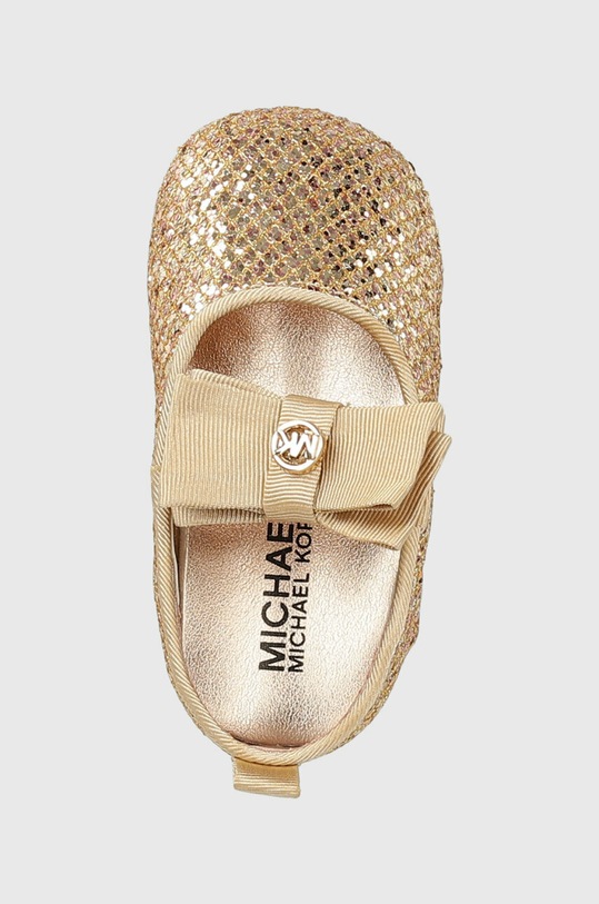 Topánky pre bábätká Michael Kors zlatá MK100044