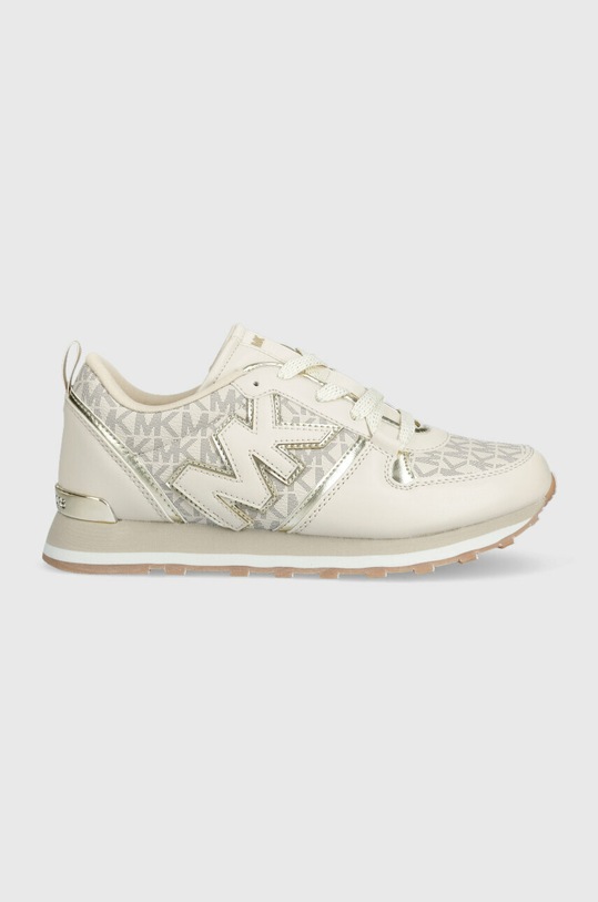 Michael Kors sneakersy dziecięce imitacja skóry licowej beżowy MK100668