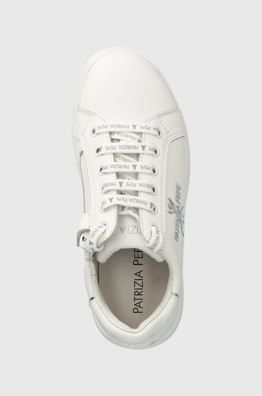 Kožené tenisky Patrizia Pepe Girl biela PPJ210.31.34