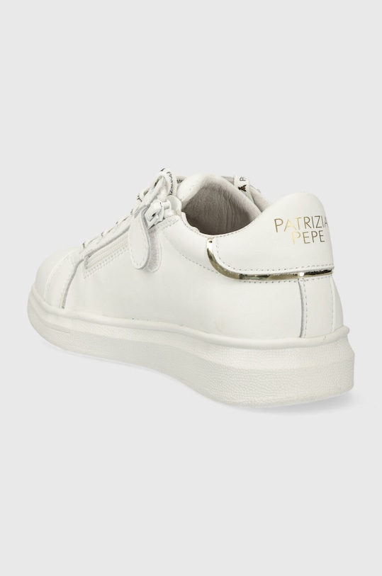 Cipők Patrizia Pepe Girl bőr sportcipő PPJ210.31.34 fehér