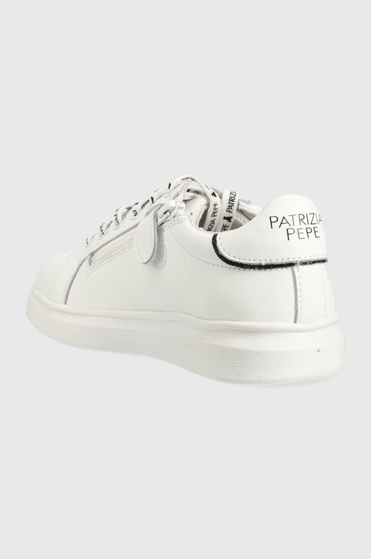 DÍVKA Dětské kožené sneakers boty Patrizia Pepe PPJ210.31.34 bílá