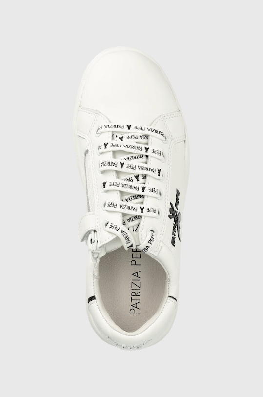 Patrizia Pepe Girl sneakersy skórzane biały PPJ210.31.34