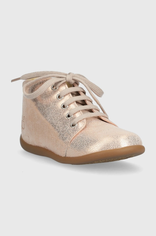 Detské kožené poltopánky Pom D'api O1AFAT04R4.24.25 ružová SS23