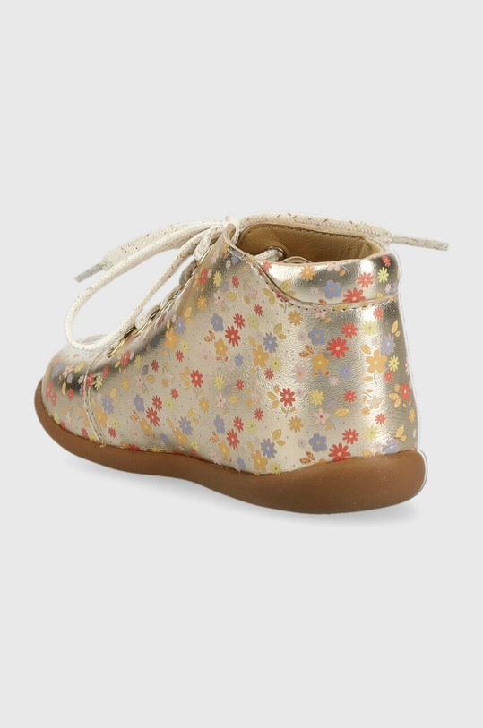 Dziewczynka Pom D'api półbuty skórzane dziecięce O1AFAZ0410.24.25 złoty