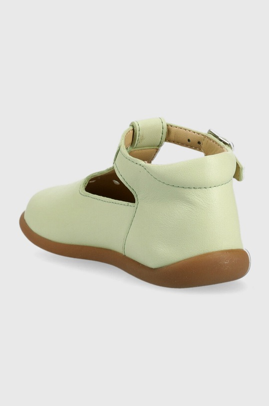 Fete Pom D'api balerini din piele pentru copii O1ALAA0403.24.25 verde