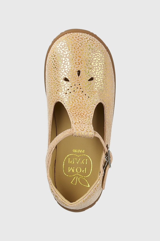 Pom D'api incaltaminte din piele pentru copii portocaliu O1ALAU0405.24.25