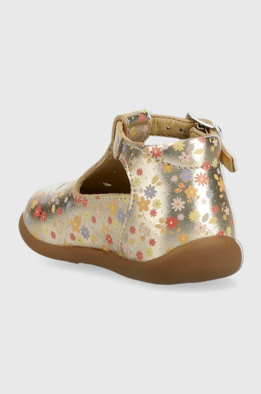 Dziewczynka Pom D'api baleriny skórzane dziecięce O1ALAZ0406.18.23 złoty