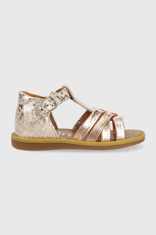 Dětské kožené sandály Pom D'api Kojenecký výrobek růžová O1CCBB0403.19.23