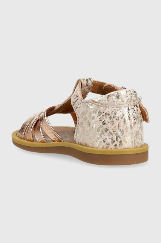 DÍVKA Dětské kožené sandály Pom D'api O1CCBB0403.19.23 růžová