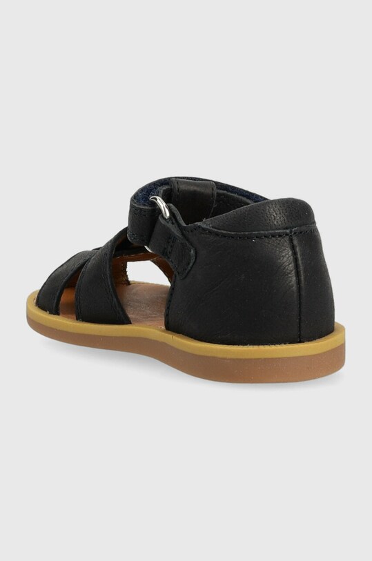 Κοριτσίστικα Παιδικά δερμάτινα σανδάλια Pom D'api O1CFAF0401.19.23 σκούρο μπλε
