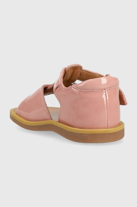 Дівчинка Дитячі шкіряні сандалі Pom D'api O1DEAG0402.19.23 рожевий