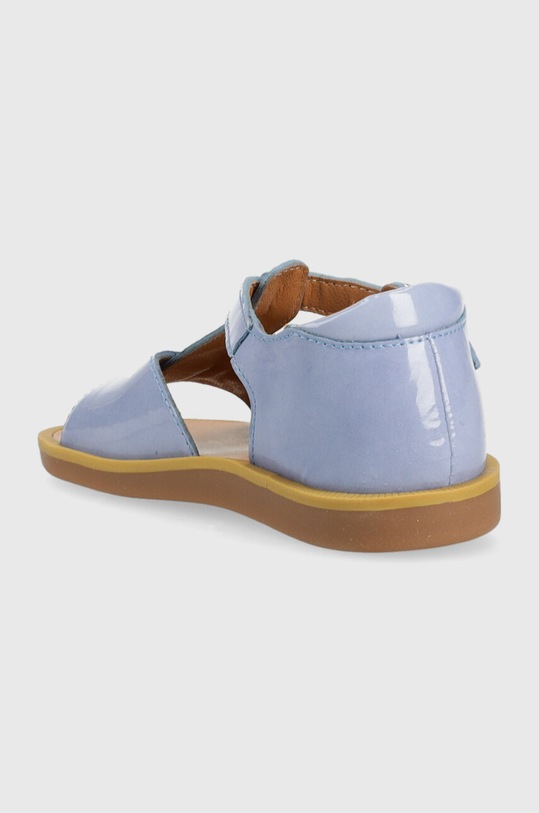 Dziewczynka Pom D'api sandały skórzane dziecięce O1DEAG0403.24.27 niebieski