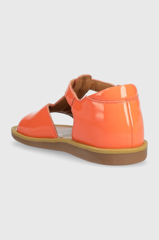 Κοριτσίστικα Παιδικά δερμάτινα σανδάλια Pom D'api O1DEAG0405.24.27 πορτοκαλί