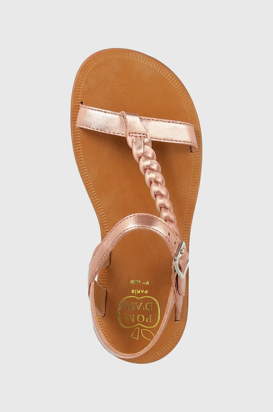 Pom D'api sandale din piele pentru copii roz O1GBAB0402.31.34