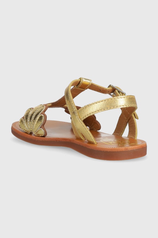 Fete Pom D'api sandale din piele pentru copii O1GDCN0401.24.27 aur