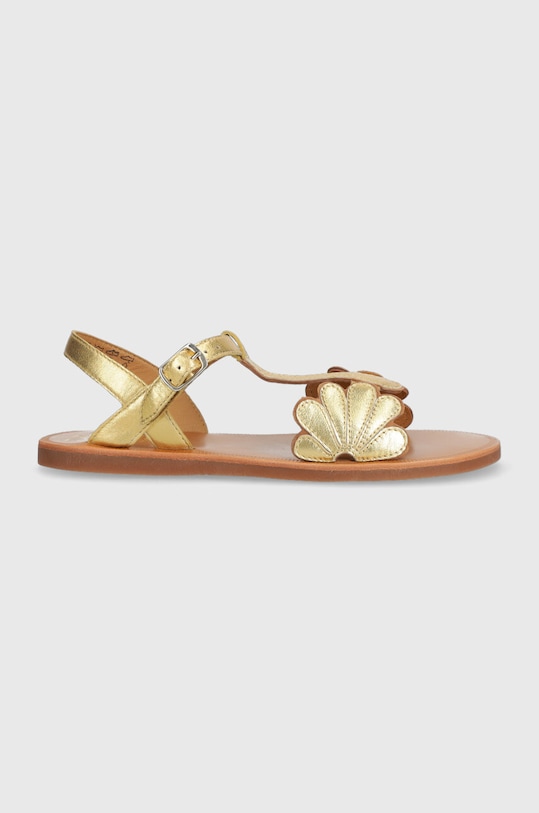 Pom D'api sandale de piele aur O1GDCN0401.35.38