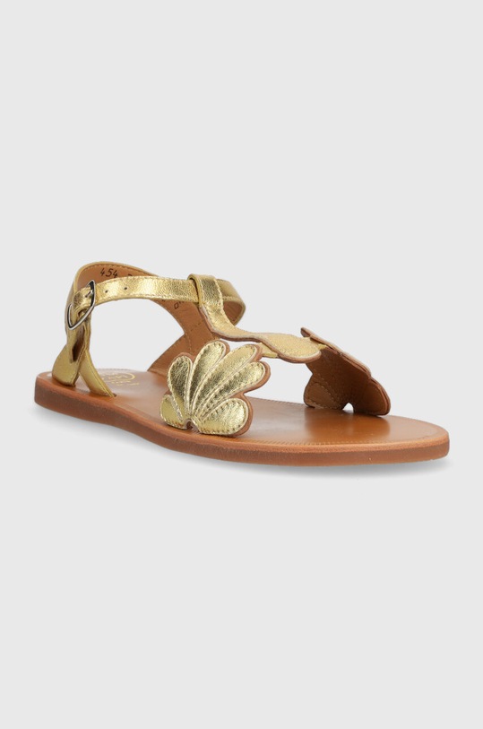 Pom D'api sandale de piele O1GDCN0401.35.38 aur SS23