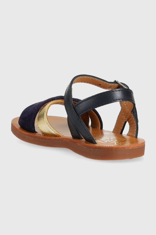 Fete Pom D'api sandale din piele pentru copii O1GHAB0401.24.27 bleumarin