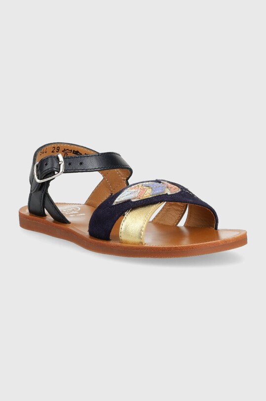 Pom D'api sandale din piele pentru copii O1GHAB0401.28.30 bleumarin SS23